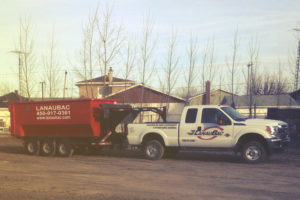 Location de conteneurs pour matériaux de constructions, de démolition et de travaux après-sinistre - Lanaubac